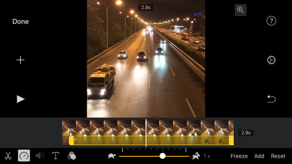 Δημιουργήστε το iMovie Time Lapse iPhone iPad