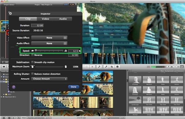 Idő telik el iMovie 09