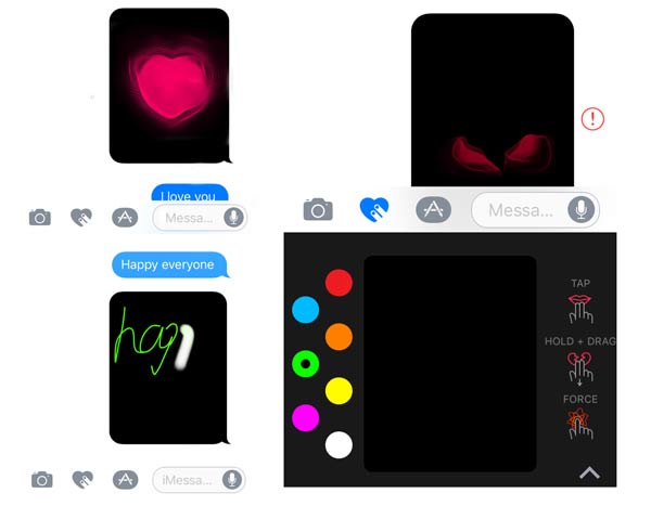 Wiadomości Emoji HandWriting dla iOS 10