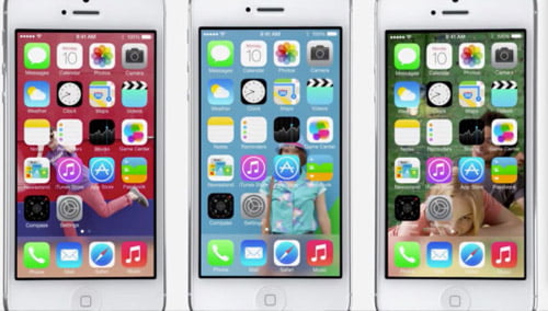 iOS7 Ana Ekranı