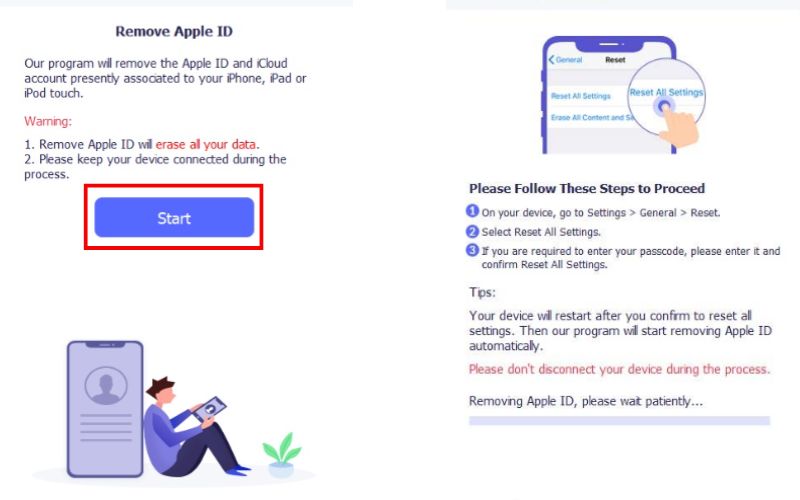 Click Start Button