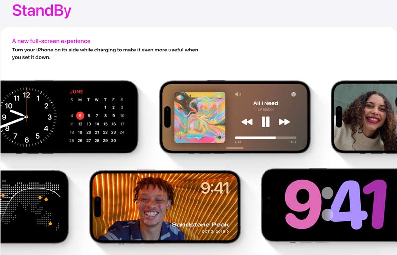 iOS 17 StandBy Feature