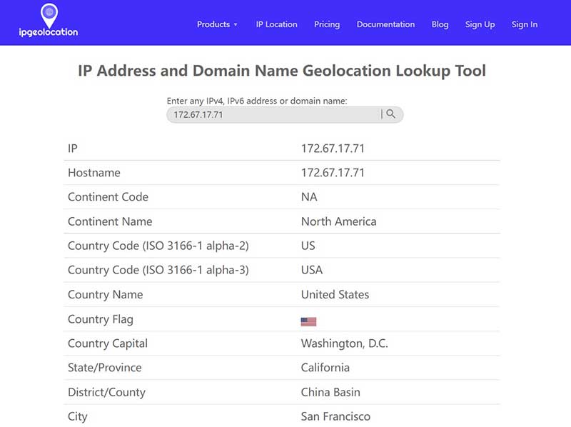 Geolocalizzazione IP