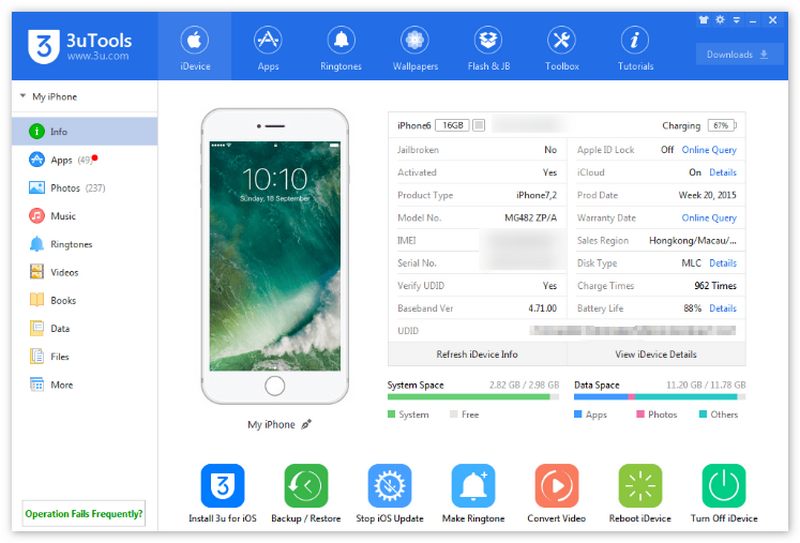 Free ipad Lock Bypass Solutio 3utool