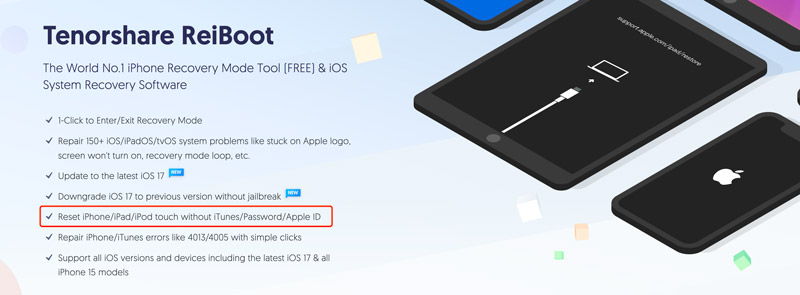 Tenorshare ReiBoot iPad Unlocker gratuito