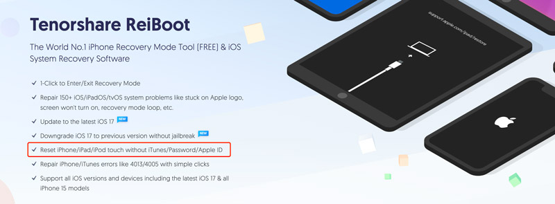 Tenorshare ReiBoot Odblokowanie iPada za darmo