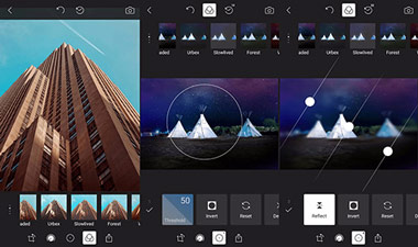 Polarr interface