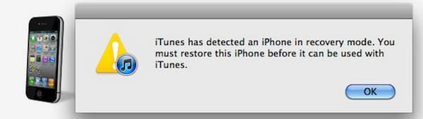 iTunes wykrywa tryb iPhone DFU