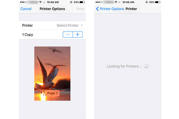 Print iPhone-foto's met iPhone-printer