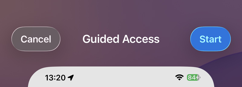 Start Guided Access On Iphone