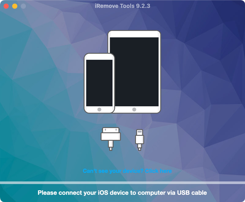 Open iRemove Tools Connect IOS Device