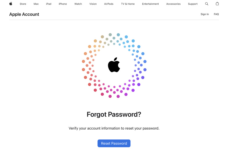 Iforgot Apple Reset Apple Id Password