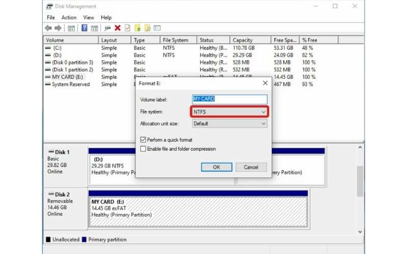 Choose Ntfs Or Exfat