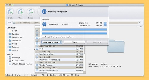 B1 Gratis archiver