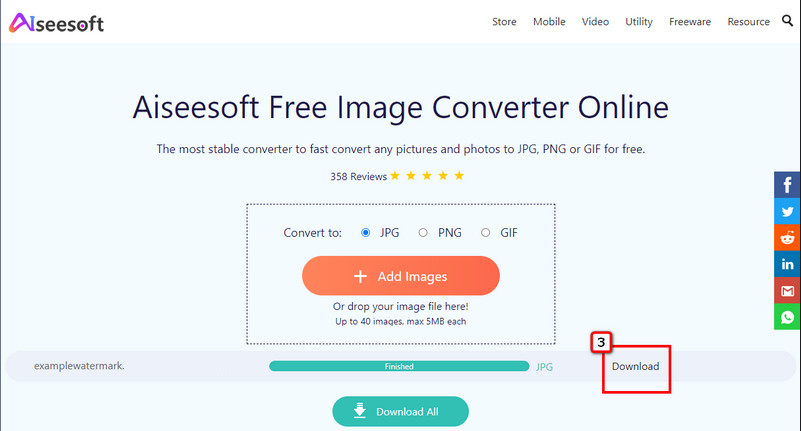 Konverter JPEG til JPG-bilde