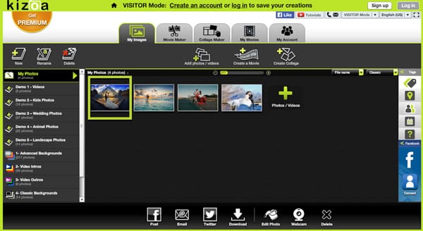 Kizoa Video Maker online