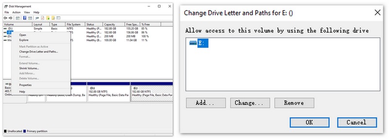 Change Drive Letter