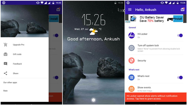 Top 10 Lock Screen Widget For Android