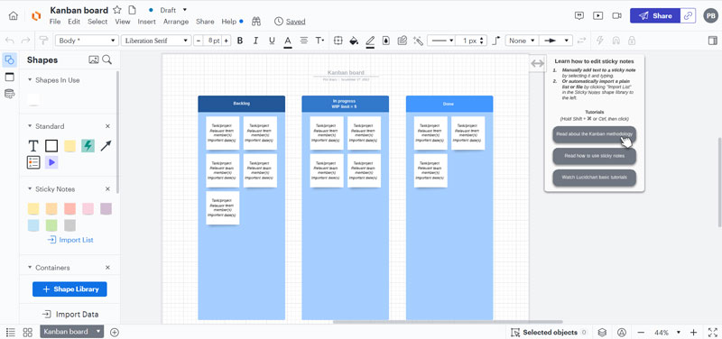 Brug Lucidchart Key Feature