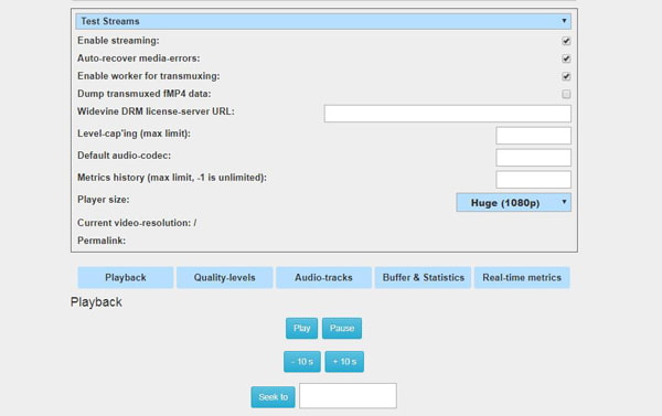 Lettore di canali IPTV Web