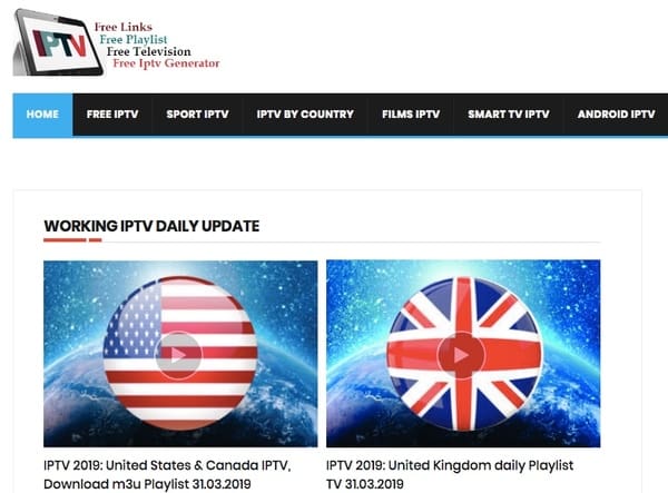 IPTV M3U Плейлист