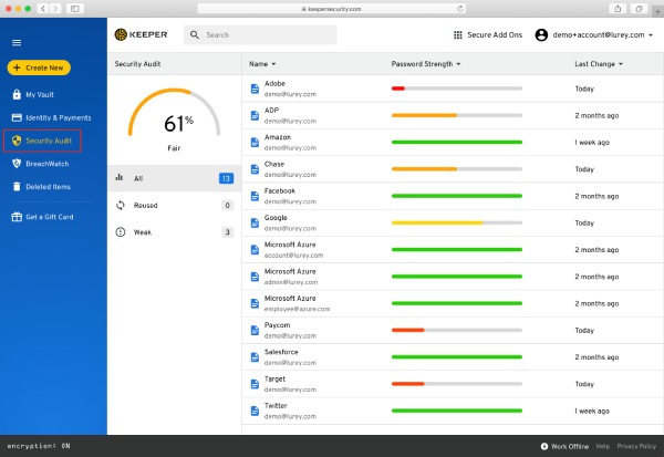 Keeper Password Manager per Mac