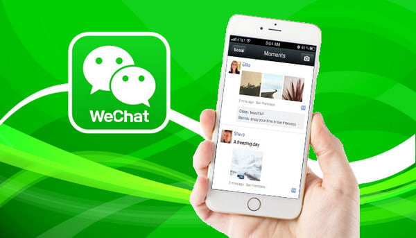 Wechat üzenetküldő alkalmazás