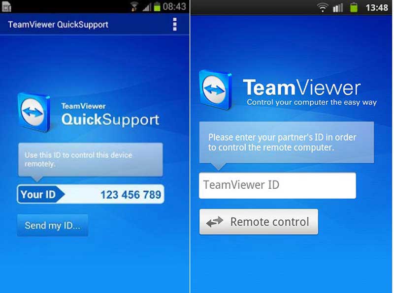 Aplikacja TeamViewer