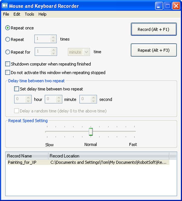 RobotSoft Mouse and Keyboard Recorder