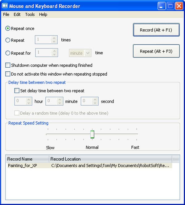 RobotSoft mus og tastaturopptaker