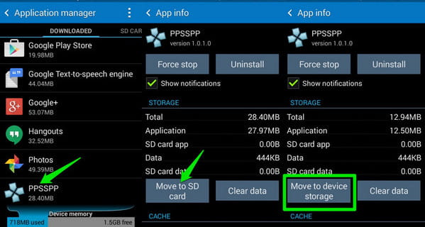 Move to SD Card