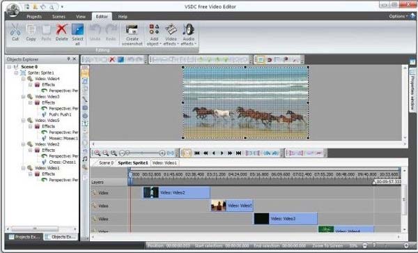 VSDC Gratis video-editor