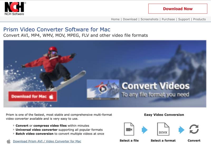 Download Prism Video Converter til Mac