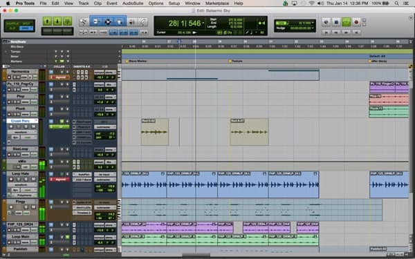 Muziekbewerkingssoftware voor Mac - Avid Pro Tools