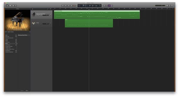 Software pro úpravu hudby pro Mac - GarageBand