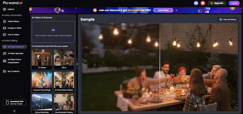 Picwand Free Online AI Video Enhancer