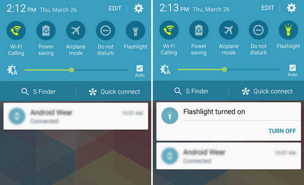 Turn Flashlight On Android