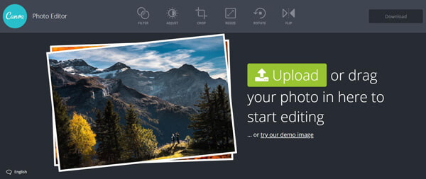 Editor di foto Canva