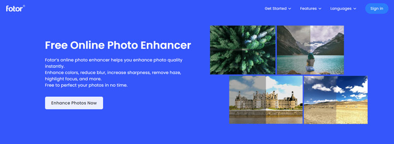 Fotor Ingyenes online Photo Enhnacer