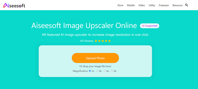 Upscaler di immagini Aiseesoft