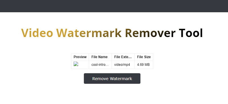 Watermark Remover Interface