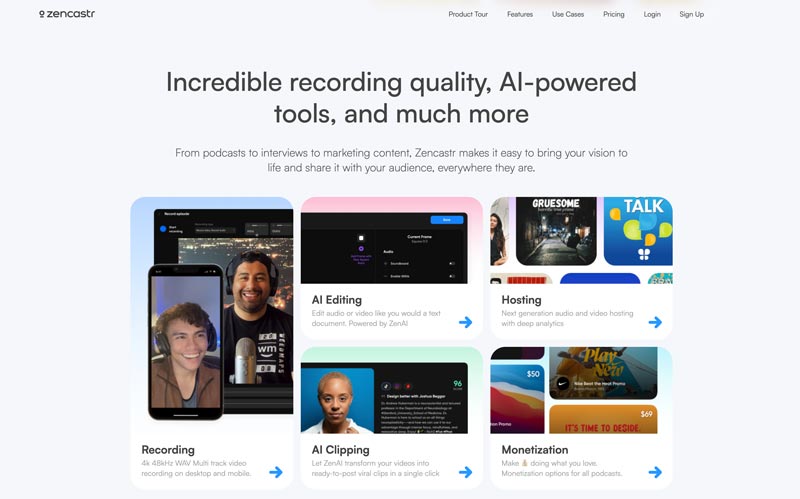 Zencastr Podcast Recording Software
