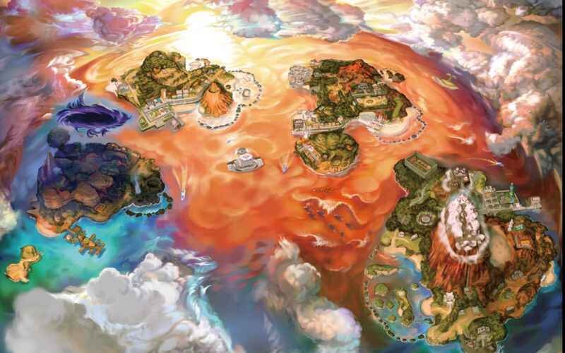 Alola Region Map