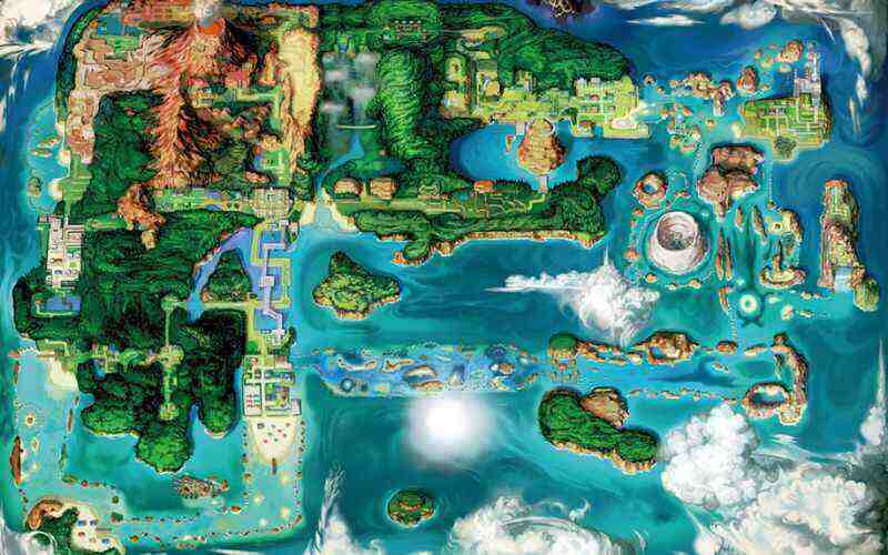 Hoenn Region Map