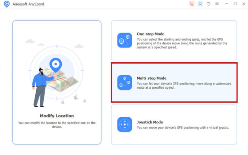 Select Multi Stop Mode