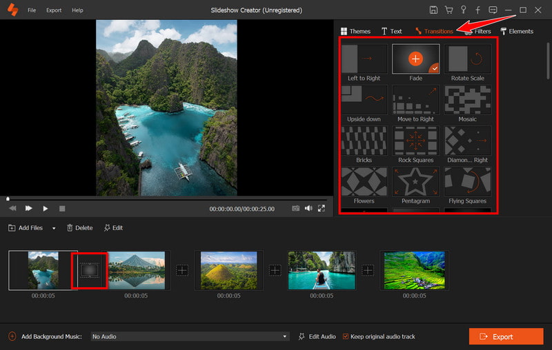Add Animated Transition