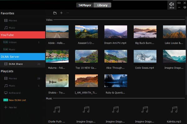 Alternativa přehrávače QuickTime - 5KPlayer