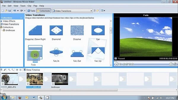 Windows Movie Maker中