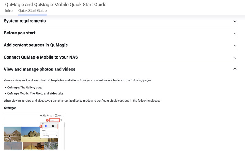How To Use Qumagie Quick Start Guide