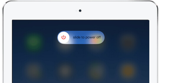 Riavvia iPad per cancellare la cache su iPad